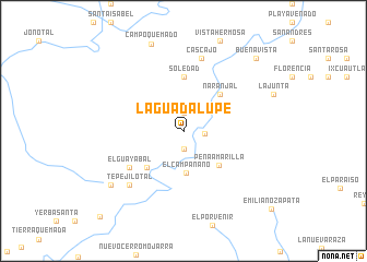 map of La Guadalupe