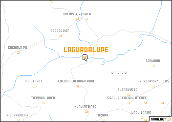 map of La Guadalupe