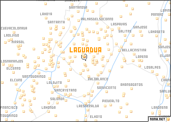 map of La Guadua