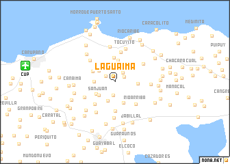 map of La Guaima