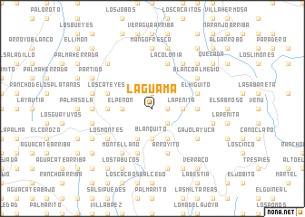 map of La Guama