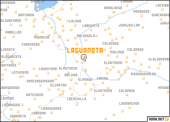 map of La Guanota