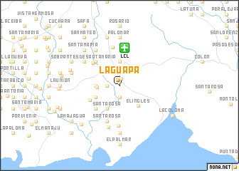 map of La Guapa