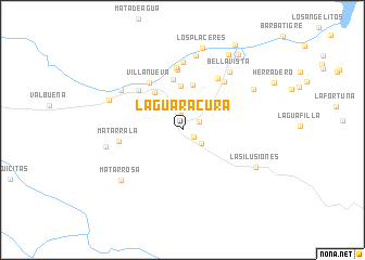 map of La Guaracura