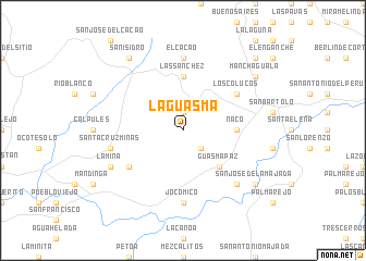 map of La Guasma