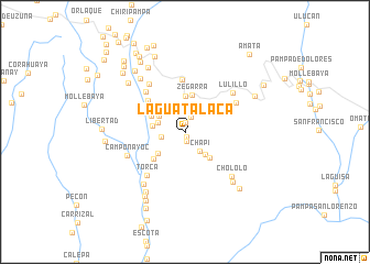 map of La Guatalaca