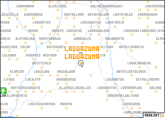 map of La Guázuma