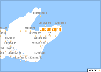map of La Guázuma
