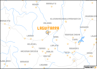 map of La Guitarra