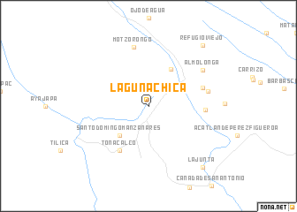 map of Laguna Chica