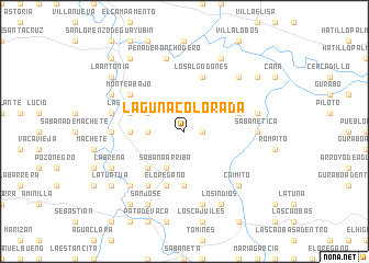 map of Laguna Colorada