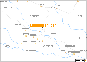 map of Laguna Hermosa