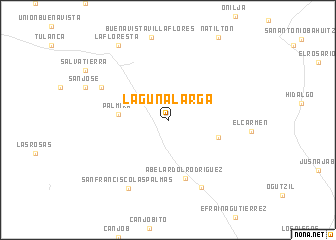 map of Laguna Larga