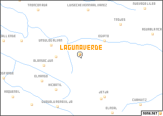 map of Laguna Verde