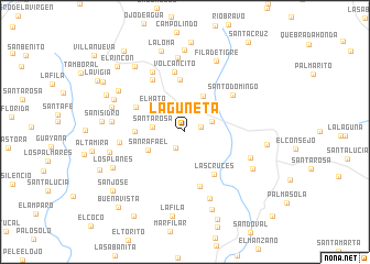 map of Laguneta