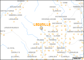 map of Lagunilla