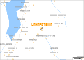 map of Lahafotsika