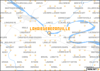 map of La Haie de Béranville