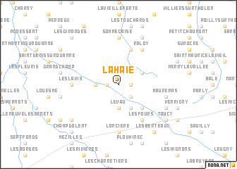 map of La Haie
