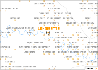 map of La Haisette