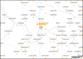 map of La Hán