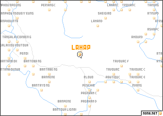 map of La Hap