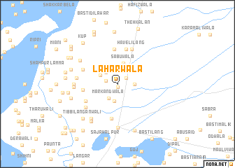 map of Lahārwāla