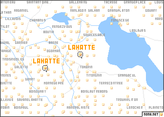 map of La Hatte