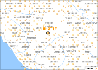 map of La Hatte