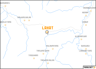 map of Lahat