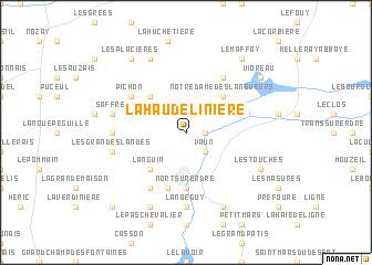 map of La Haudelinière