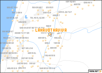 map of Lahavot H̱aviva