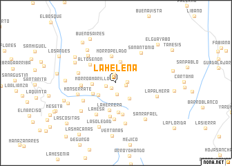 map of La Helena
