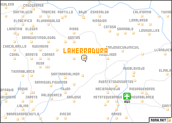 map of La Herradura