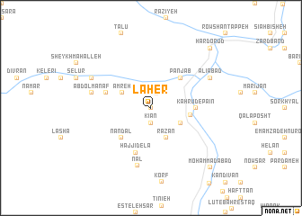 map of Laher