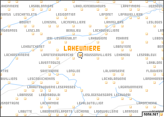 map of La Heunière