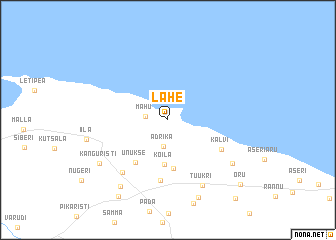 map of Lahe