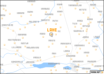 map of Lahe