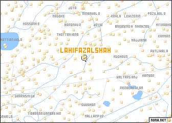 map of Lahi Fazal Shāh