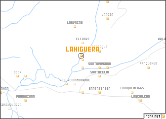 map of La Higuera