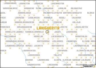map of La Higuerita