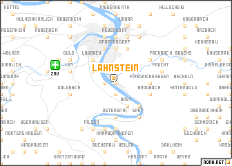 map of Lahnstein