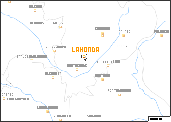 map of La Honda