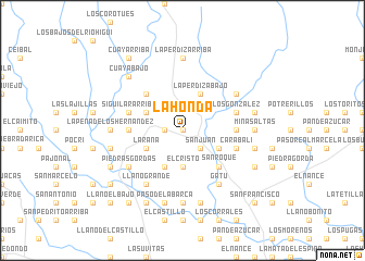 map of La Honda