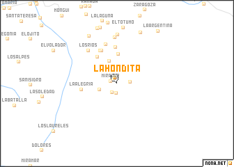 map of La Hondita