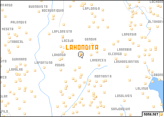 map of La Hondita