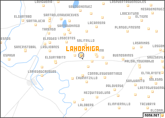 map of La Hormiga