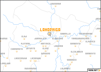 map of La Hormiga