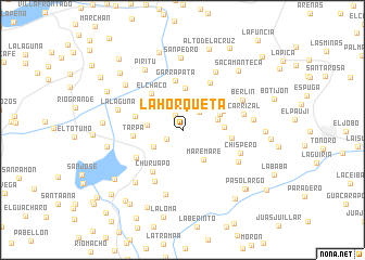 map of La Horqueta