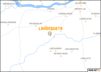 map of La Horqueta